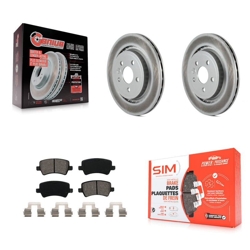 Transit Auto KGS-101416 Disc Brake Kit for 2007-2018 Volvo S60, Volvo V60 and More - Rear