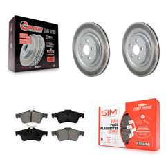 Transit Auto KGS-101424 Disc Brake Kit for 2005-2016 Jaguar XJ, Jaguar XF and More - Rear