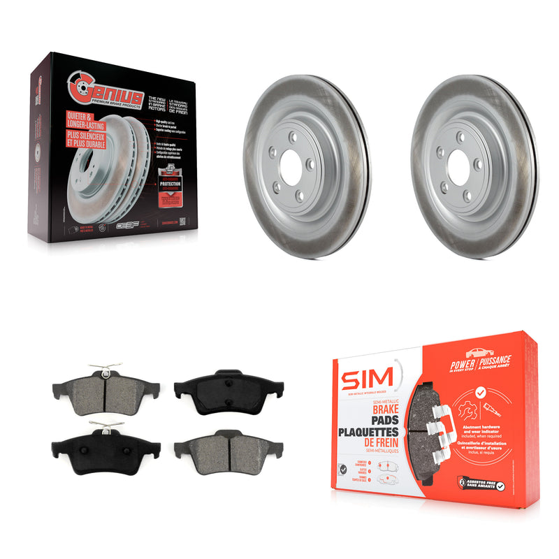 Transit Auto KGS-101424 Disc Brake Kit for 2005-2016 Jaguar XJ, Jaguar XF and More - Rear
