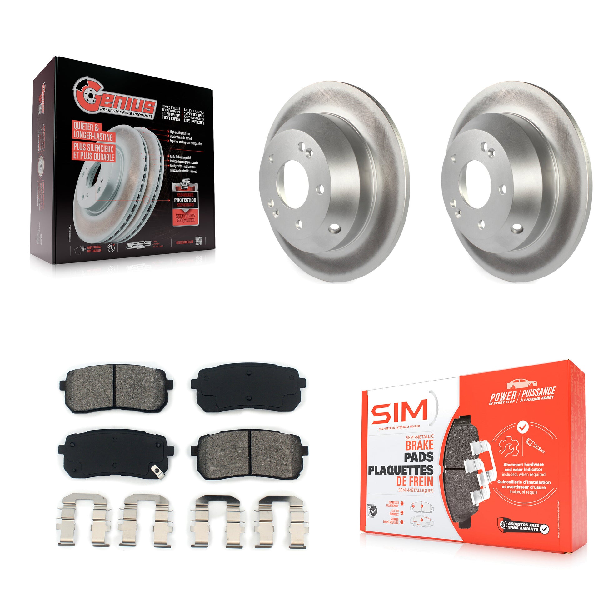 Transit Auto KGS-101446 Disc Brake Kit for 2015-2021 Kia Sedona - Rear