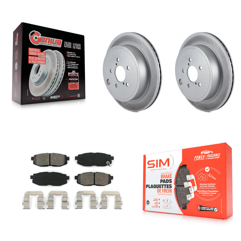 Transit Auto KGS-101447 Disc Brake Kit for 2010-2024 Subaru BRZ, Toyota GR86 and More - Rear