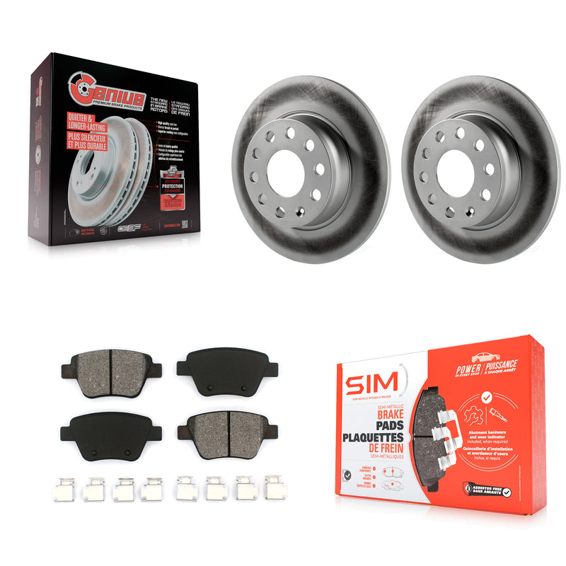 Transit Auto KGS-101450 Disc Brake Kit for 2009-2019 Volkswagen GTI, Volkswagen Beetle and More - Rear