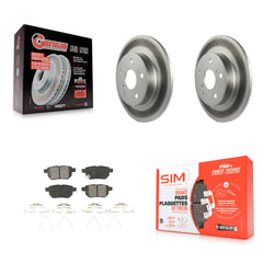 Transit Auto KGS-101454 Disc Brake Kit for 2011-2016 Scion tC - Rear