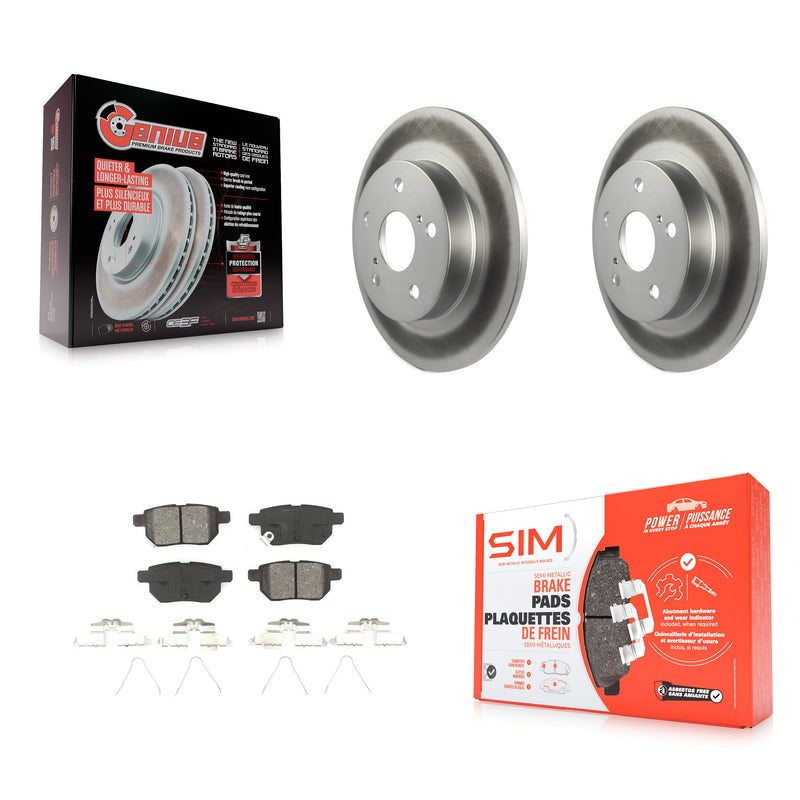 Transit Auto KGS-101454 Disc Brake Kit for 2011-2016 Scion tC - Rear