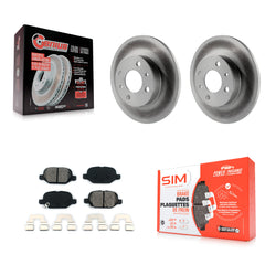 Transit Auto KGS-101462 Disc Brake Kit for 2012-2019 Fiat 500 - Rear