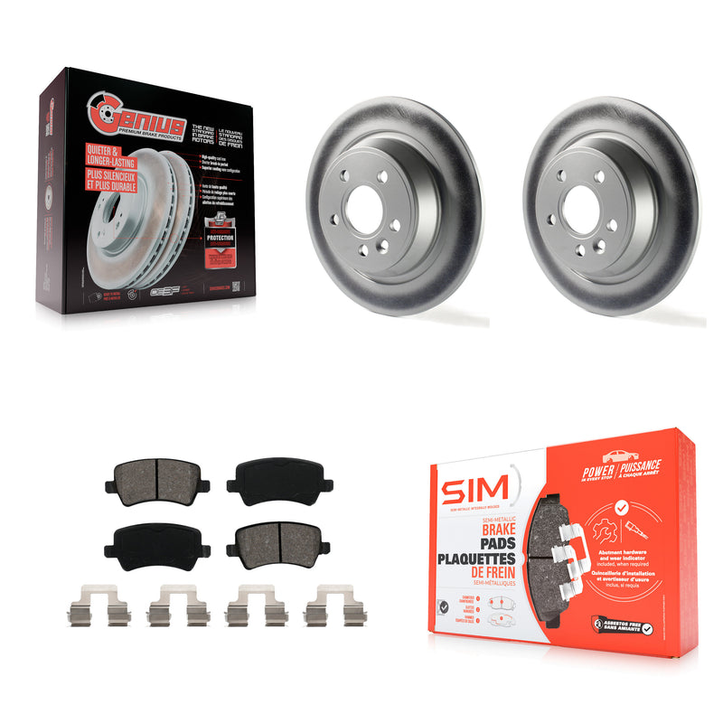 Transit Auto KGS-101465 Disc Brake Kit for 2012-2015 Land Rover Range Rover Evoque - Rear