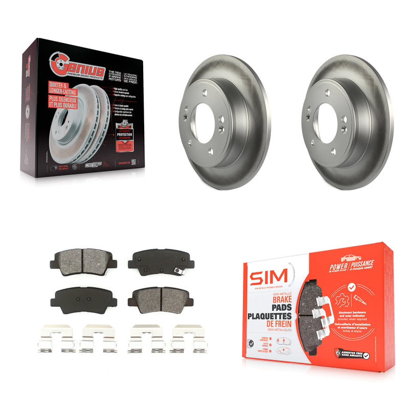 Transit Auto KGS-101466 Disc Brake Kit for 2011-2017 Kia Forte, Kia Forte Koup and More - Rear
