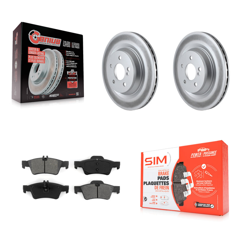 Transit Auto KGS-101493 Disc Brake Kit for 2007-2014 Mercedes-Benz S350, Mercedes-Benz S550 and More - Rear