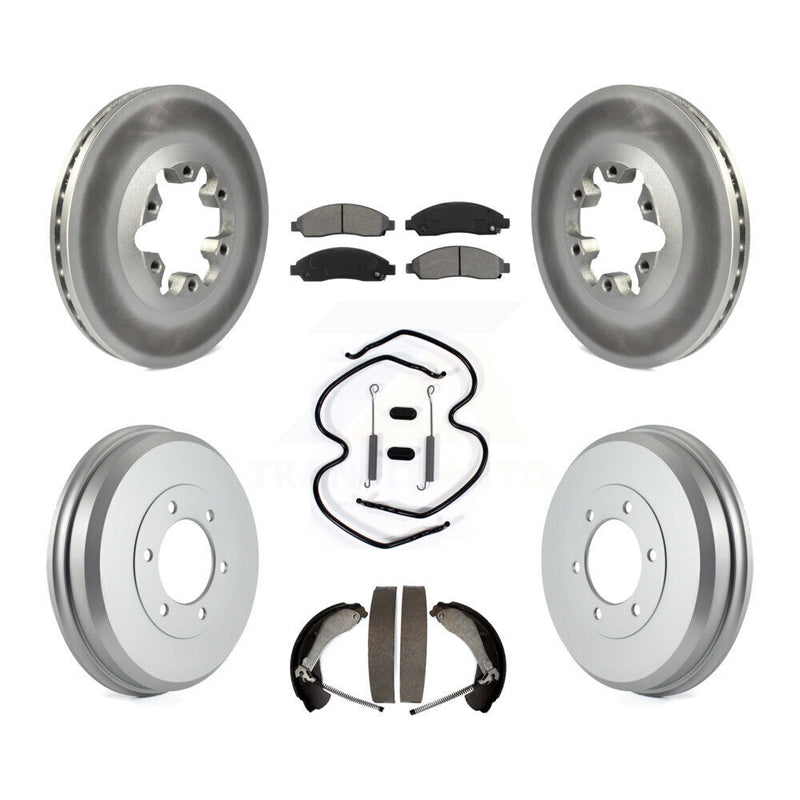 Transit Auto KGS-101504 Disc Brake Kit for 2004-2008 Isuzu i-290, Isuzu i-370 and More - Front and Rear