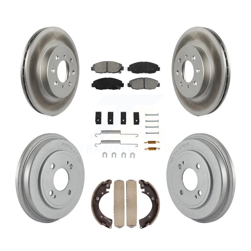 Transit Auto KGS-101528 Disc Brake Kit for 2001-2005 Honda Civic - Front and Rear