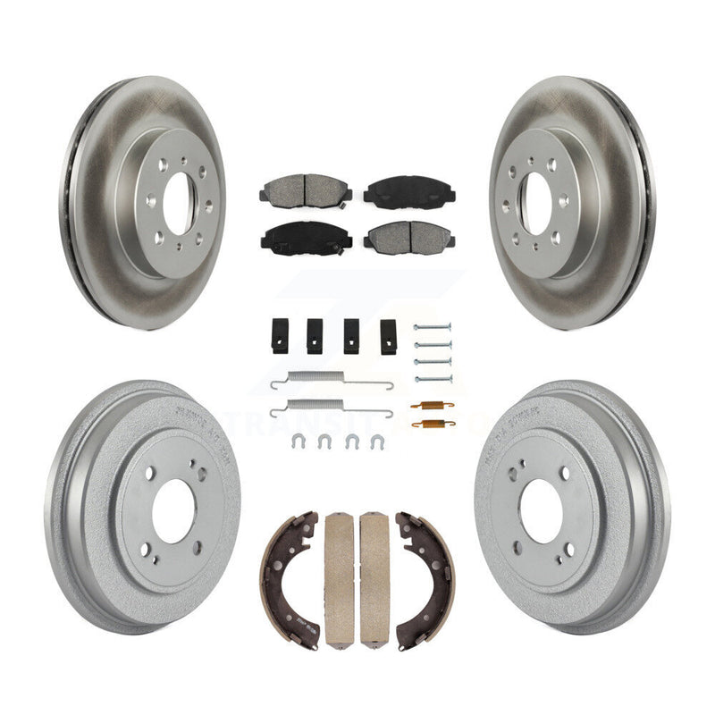 Transit Auto KGS-101528 Disc Brake Kit for 2001-2005 Honda Civic - Front and Rear