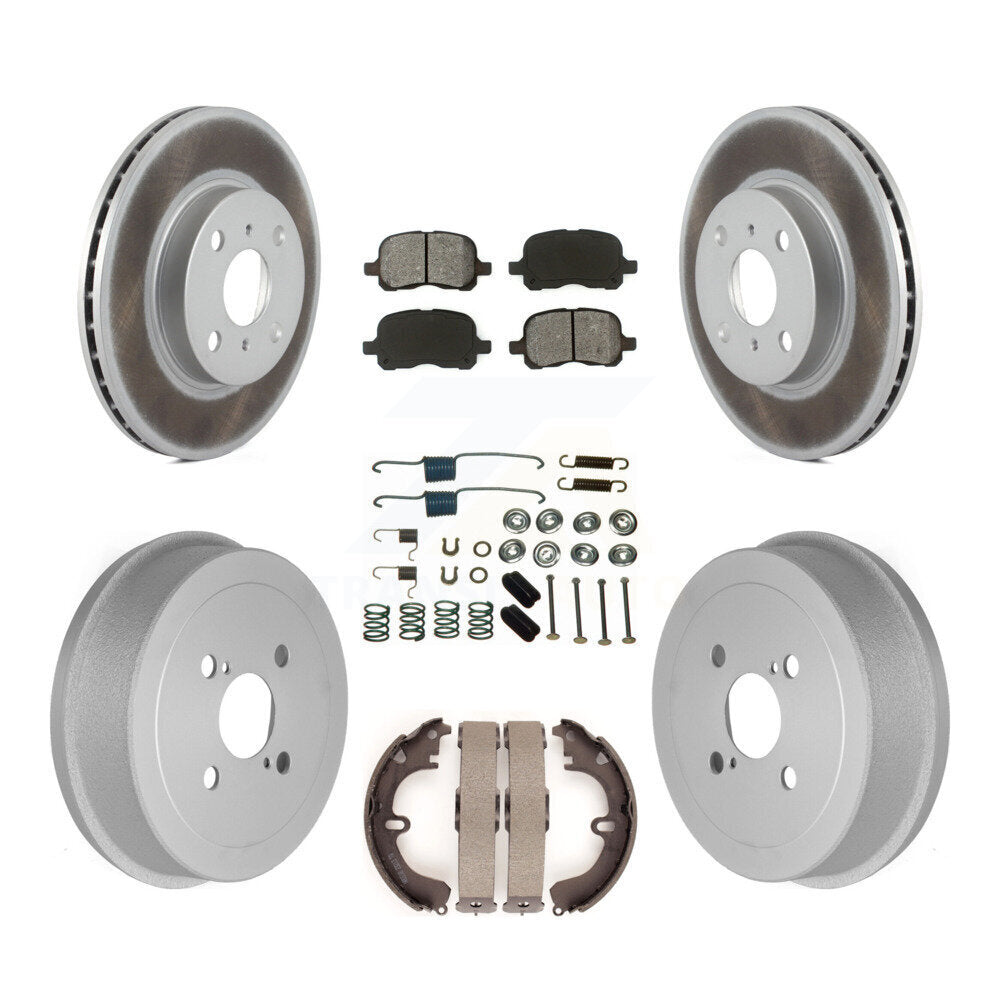 Transit Auto KGS-101535 Disc Brake Kit for 1999-2002 Toyota Corolla - Front and Rear