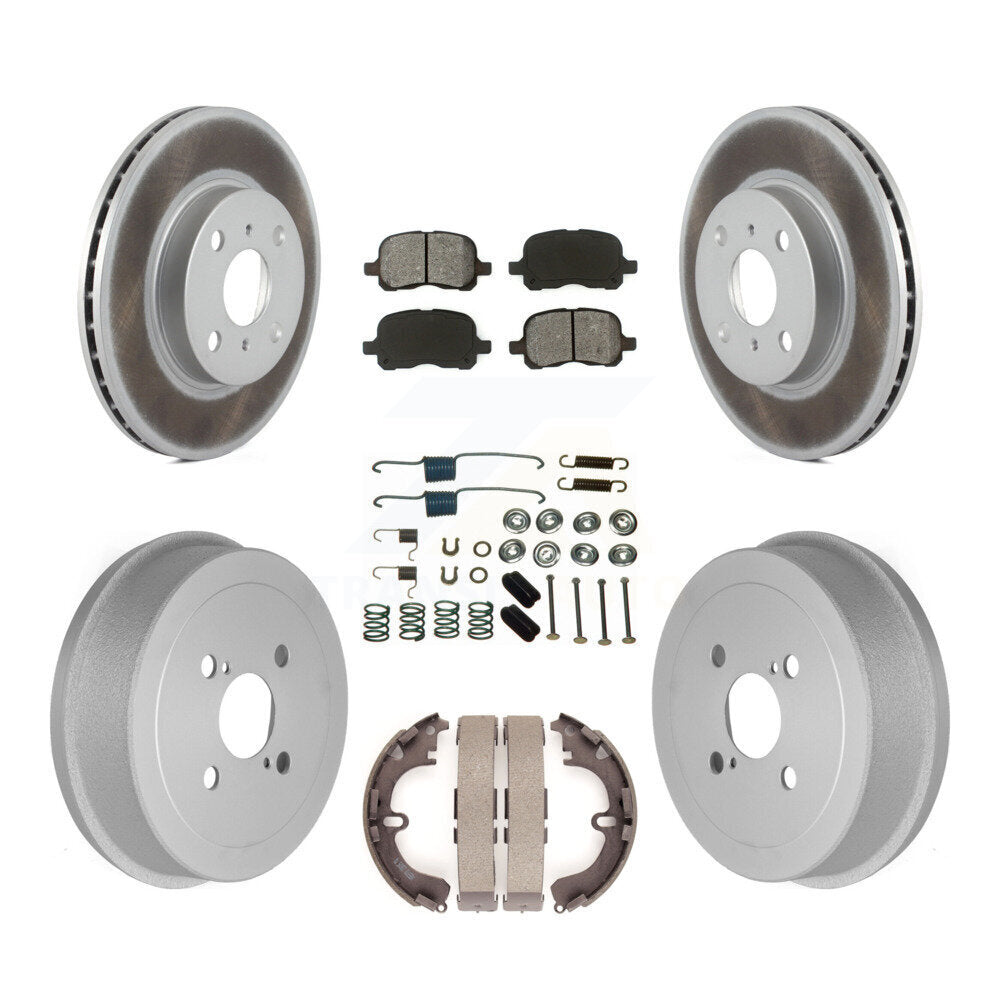 Transit Auto KGS-101536 Disc Brake Kit for 1998-2002 Chevrolet Prizm, Toyota Corolla - Front and Rear