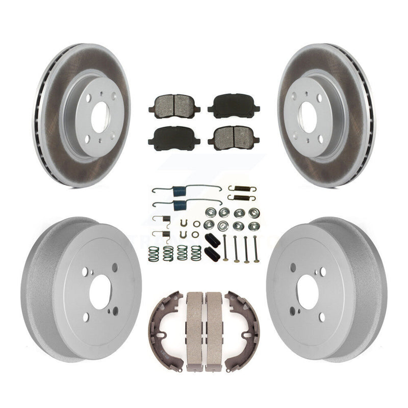 Transit Auto KGS-101536 Disc Brake Kit for 1998-2002 Chevrolet Prizm, Toyota Corolla - Front and Rear