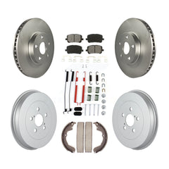 Transit Auto KGS-101538 Disc Brake Kit for 2003-2008 Toyota Matrix, Pontiac Vibe - Front and Rear