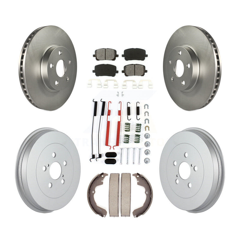 Transit Auto KGS-101538 Disc Brake Kit for 2003-2008 Toyota Matrix, Pontiac Vibe - Front and Rear