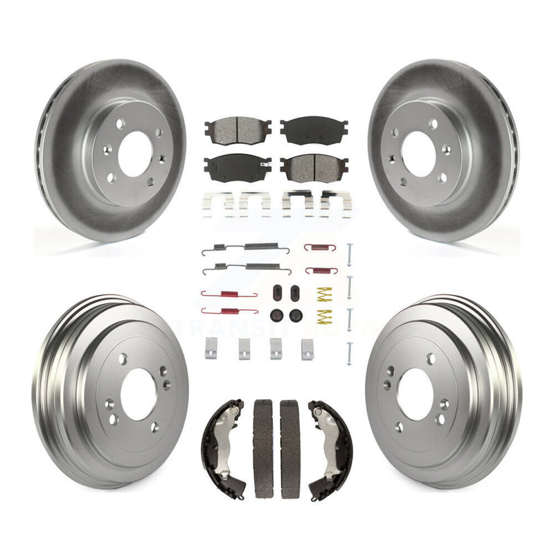 Transit Auto KGS-101549 Disc Brake Kit for 2006-2011 Hyundai Accent, Kia Rio, Kia Rio5 - Front and Rear