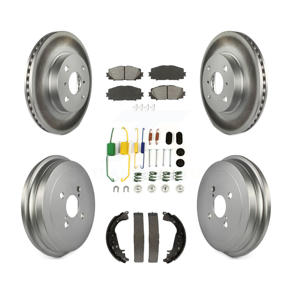 Transit Auto KGS-101550 Disc Brake Kit for 2006-2014 Toyota Yaris - Front and Rear
