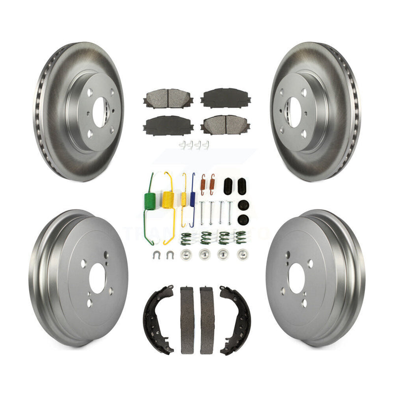 Transit Auto KGS-101550 Disc Brake Kit for 2006-2014 Toyota Yaris - Front and Rear