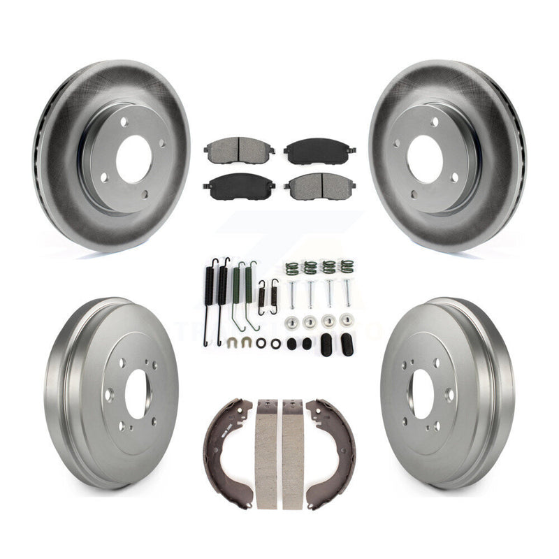 Transit Auto KGS-101551 Disc Brake Kit for 2007-2014 Nissan Versa, Nissan Cube, Nissan Sentra - Front and Rear