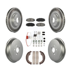 Transit Auto KGS-101552 Disc Brake Kit for 2009-2019 Toyota Corolla - Front and Rear