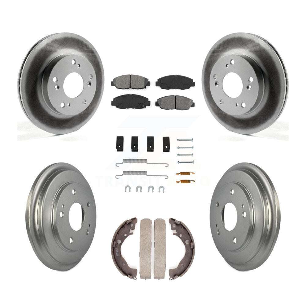 Transit Auto KGS-101555 Disc Brake Kit for 2012-2015 Honda Civic - Front and Rear