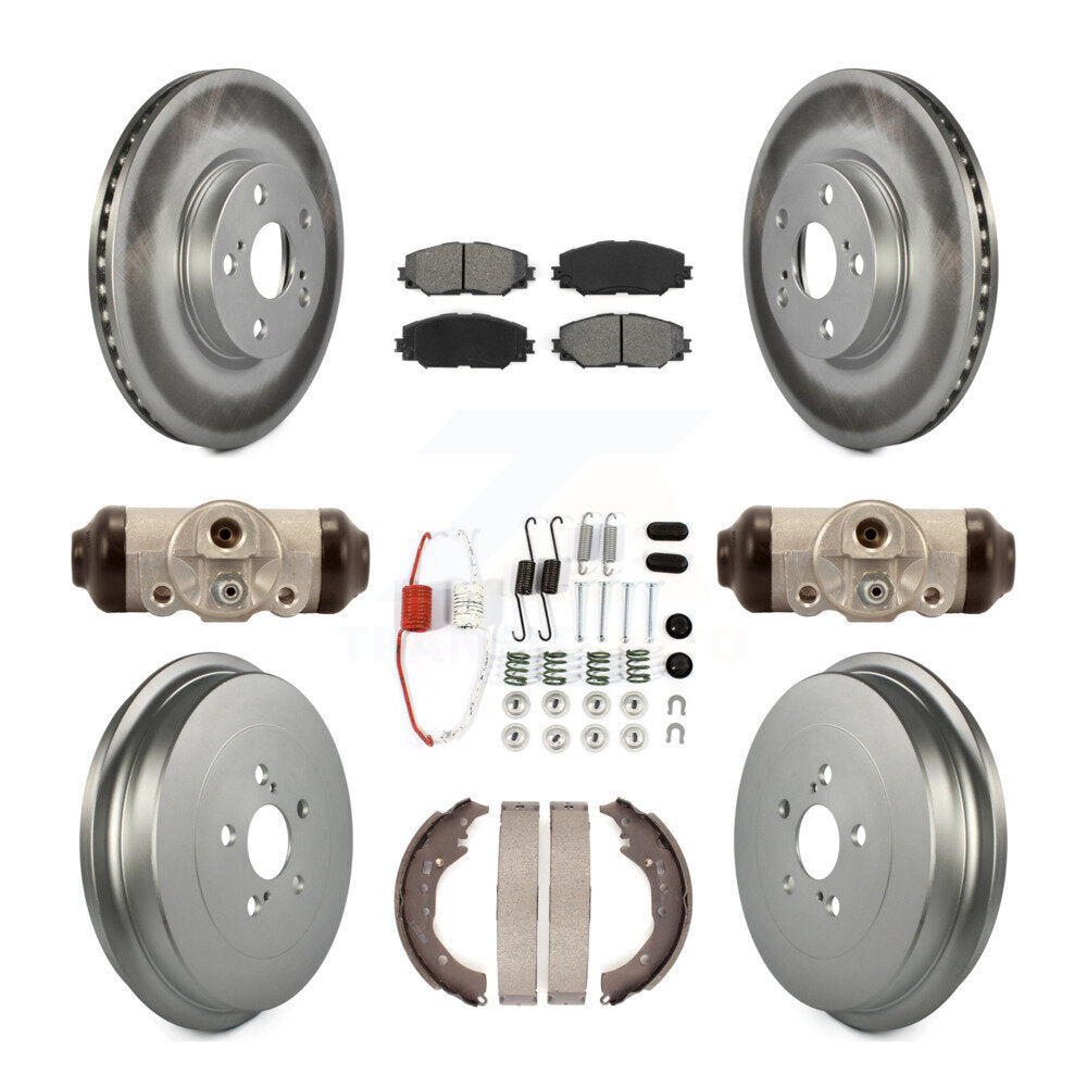 Transit Auto KGS-101572 Disc Brake Kit for 2009-2013 Toyota Corolla - Front and Rear