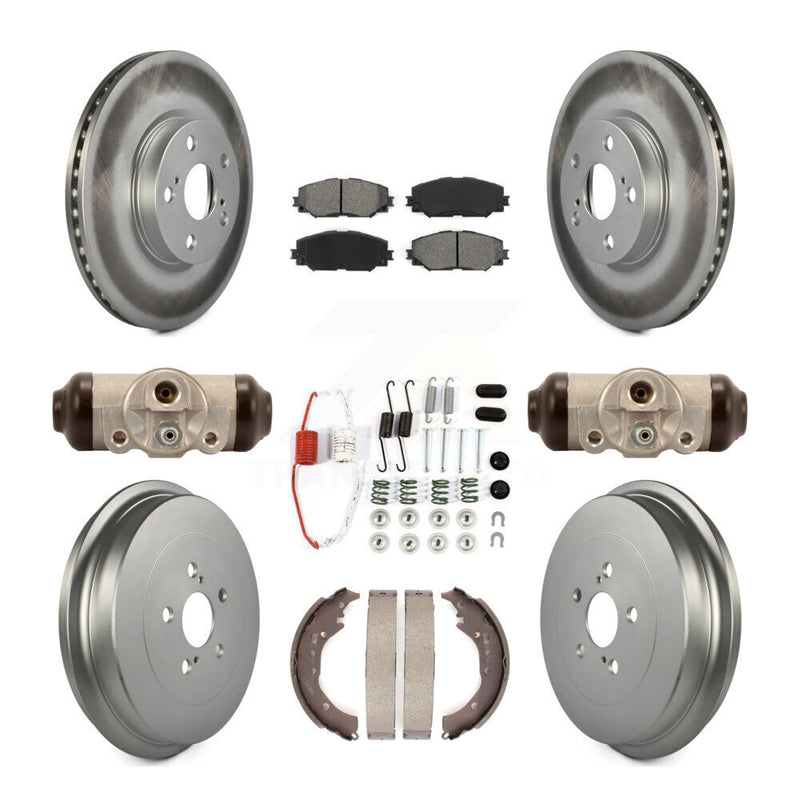 Transit Auto KGS-101572 Disc Brake Kit for 2009-2013 Toyota Corolla - Front and Rear