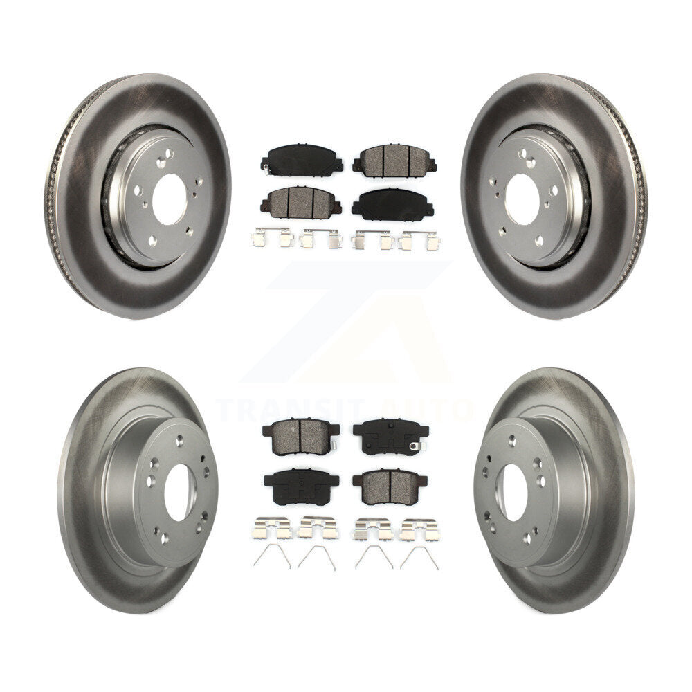 Transit Auto KGS-101586 Disc Brake Kit for 2017 Honda Accord - Front and Rear