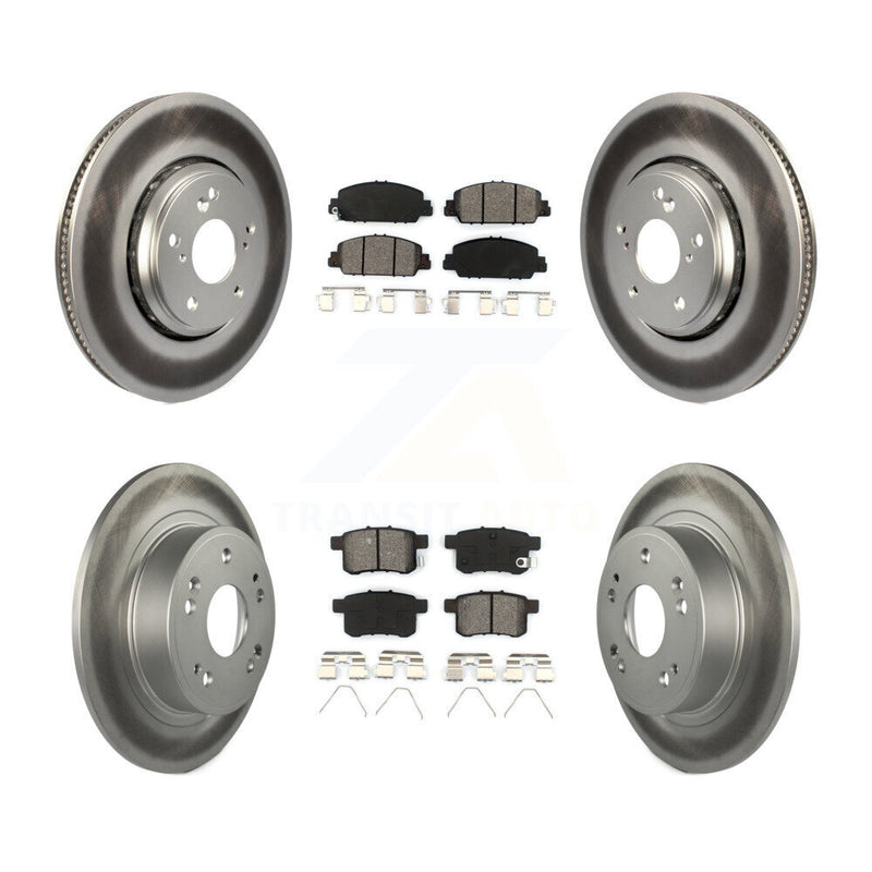 Transit Auto KGS-101586 Disc Brake Kit for 2017 Honda Accord - Front and Rear