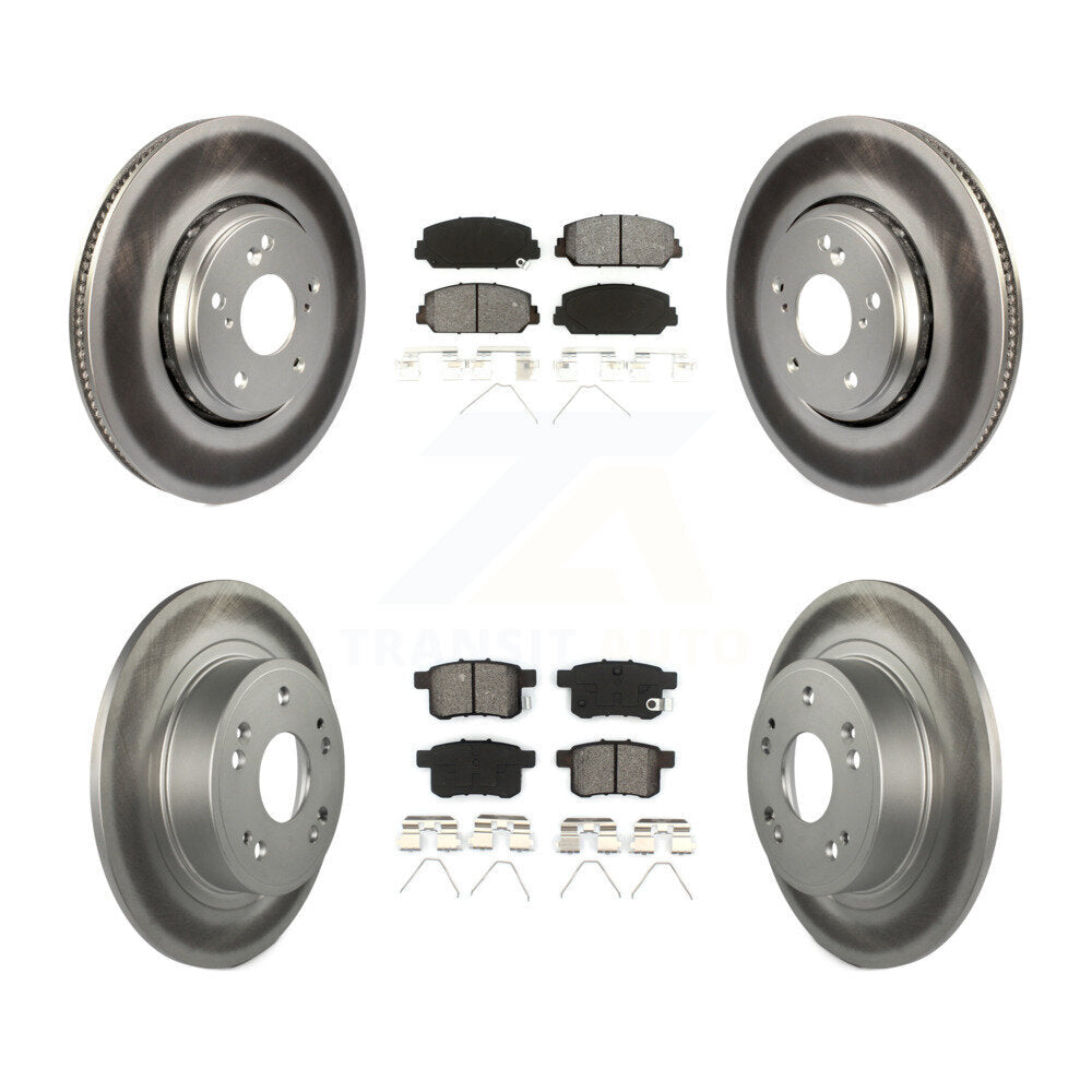 Transit Auto KGS-101587 Disc Brake Kit for 2016-2017 Honda Accord - Front and Rear