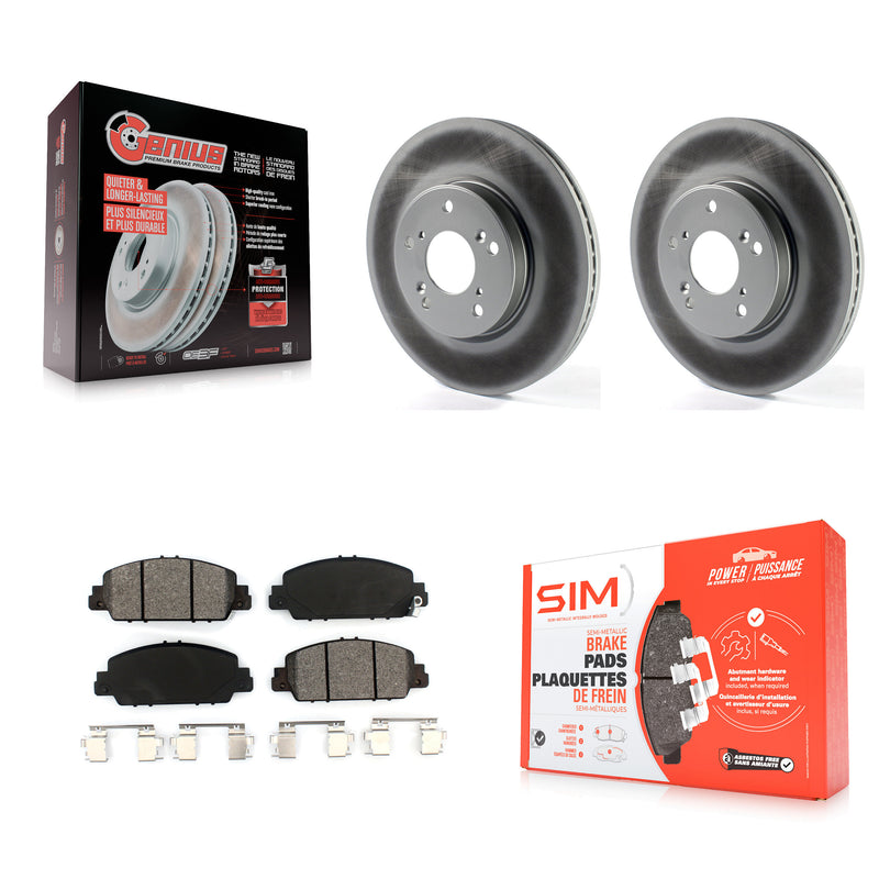 Transit Auto KGS-101590 Disc Brake Kit for 2013-2022 Honda HR-V, Honda Accord - Front