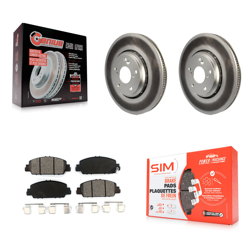 Transit Auto KGS-101591 Disc Brake Kit for 2017 Honda Accord - Front
