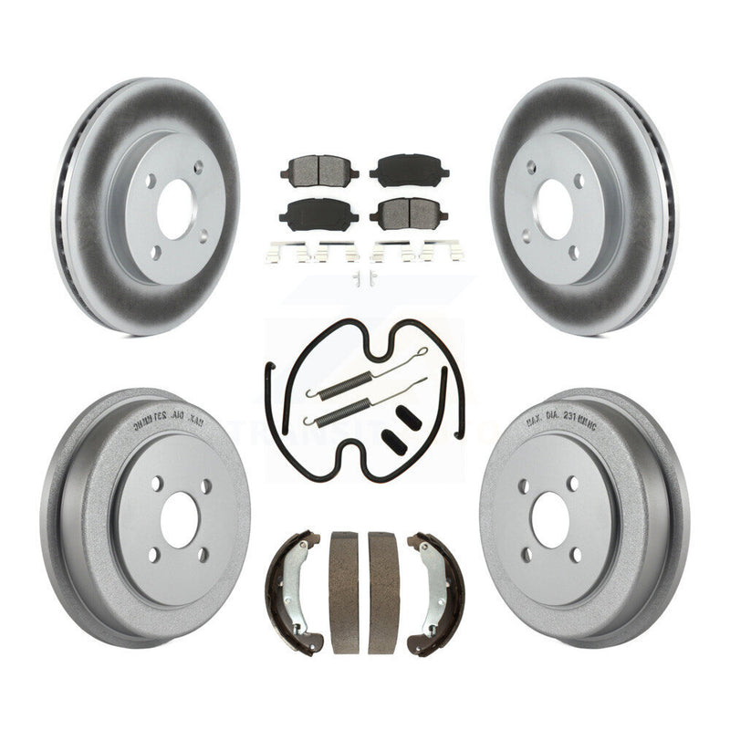 Transit Auto KGS-101595 Disc Brake Kit for 2003-2008 Pontiac G5, Chevrolet Cobalt and More - Front and Rear