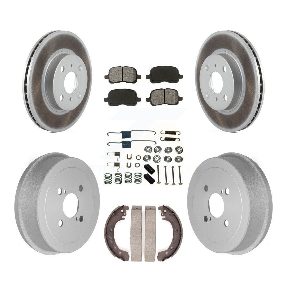 Transit Auto KGS-101610 Disc Brake Kit for 2002 Toyota Corolla - Front and Rear