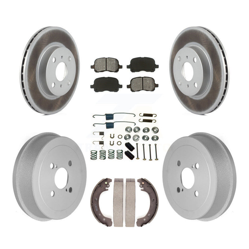 Transit Auto KGS-101610 Disc Brake Kit for 2002 Toyota Corolla - Front and Rear