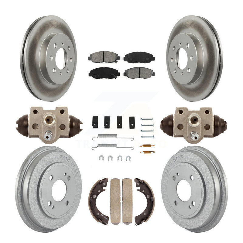Transit Auto KGS-101627 Disc Brake Kit for 2001-2005 Honda Civic - Front and Rear