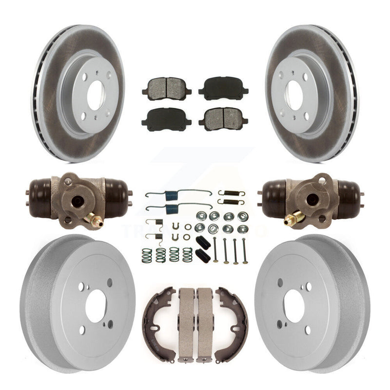 Transit Auto KGS-101635 Disc Brake Kit for 1999-2002 Toyota Corolla - Front and Rear