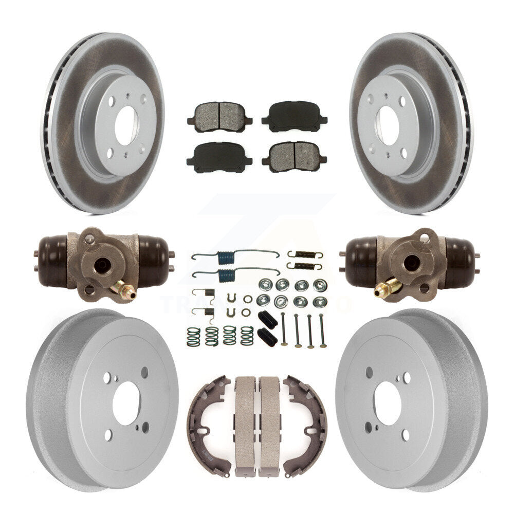 Transit Auto KGS-101637 Disc Brake Kit for 1998-2002 Chevrolet Prizm, Toyota Corolla - Front and Rear