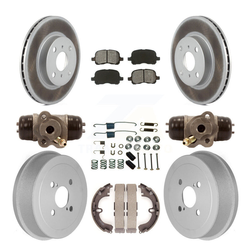 Transit Auto KGS-101637 Disc Brake Kit for 1998-2002 Chevrolet Prizm, Toyota Corolla - Front and Rear