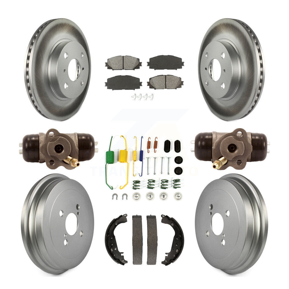Transit Auto KGS-101641 Disc Brake Kit for 2006-2014 Toyota Yaris - Front and Rear