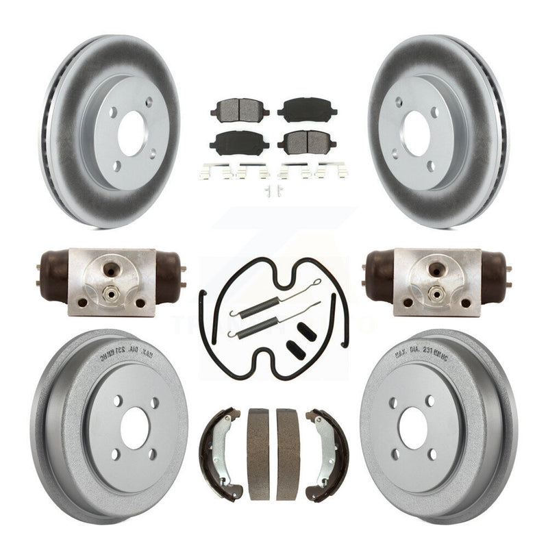 Transit Auto KGS-101649 Disc Brake Kit for 2003 Saturn Ion - Front and Rear