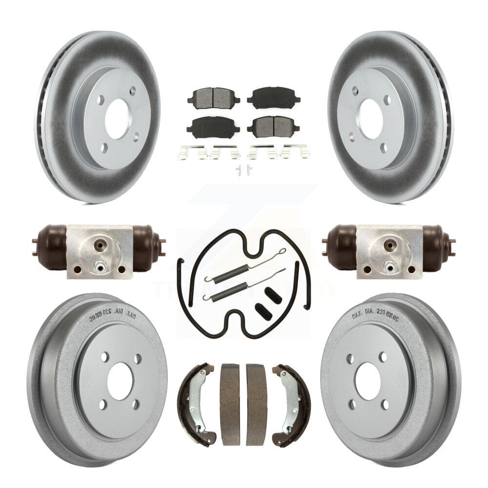 Transit Auto KGS-101650 Disc Brake Kit for 2003-2008 Pontiac G5, Chevrolet Cobalt and More - Front and Rear
