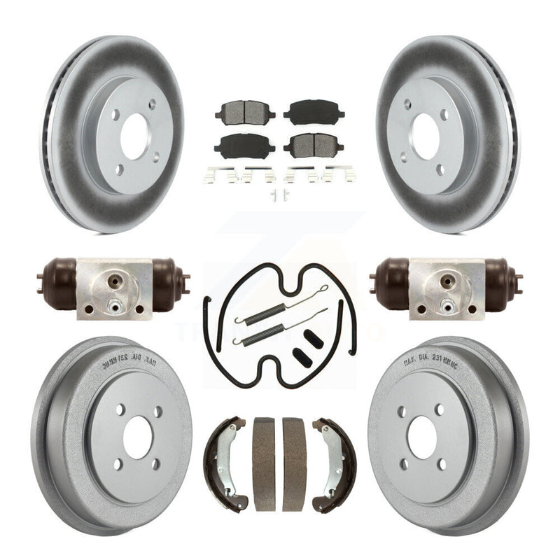 Transit Auto KGS-101650 Disc Brake Kit for 2003-2008 Pontiac G5, Chevrolet Cobalt and More - Front and Rear