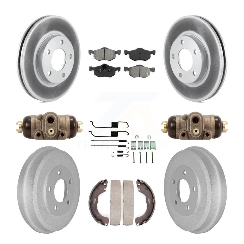 Transit Auto KGS-101663 Disc Brake Kit for 2001-2007 Ford Escape, Mercury Mariner, Mazda Tribute - Front and Rear