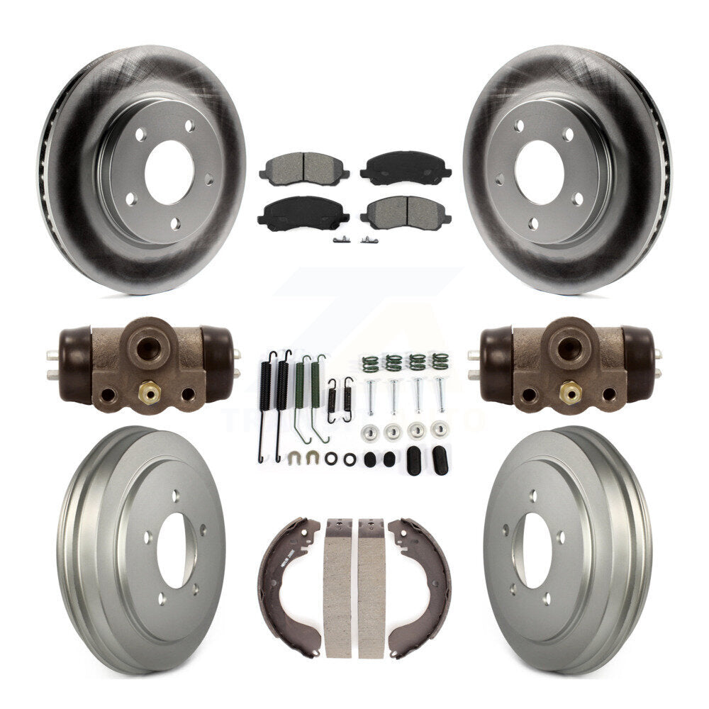 Transit Auto KGS-101668 Disc Brake Kit for 2007-2012 Dodge Caliber - Front and Rear