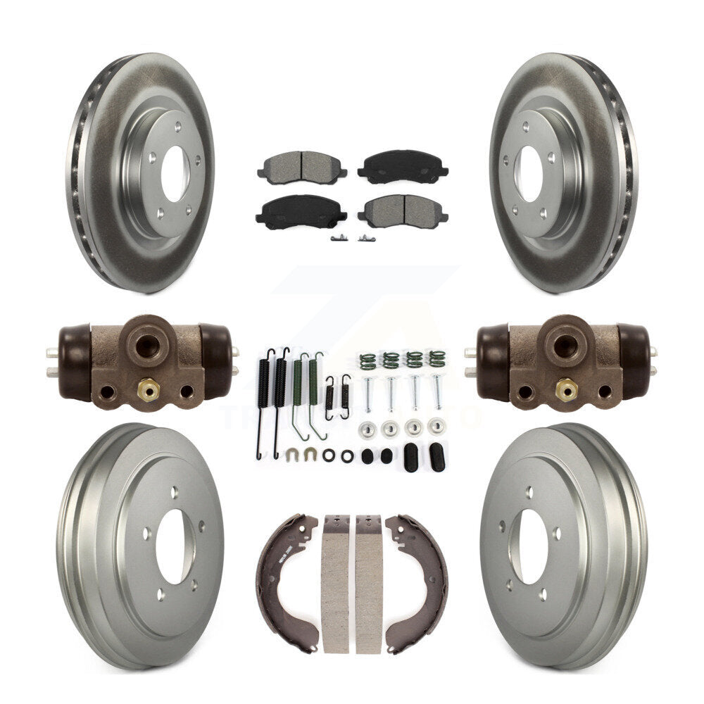 Transit Auto KGS-101669 Disc Brake Kit for 2007-2017 Dodge Caliber, Dodge Avenger and More - Front and Rear