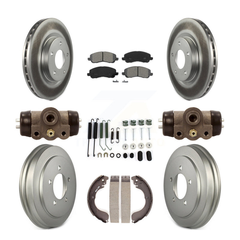 Transit Auto KGS-101669 Disc Brake Kit for 2007-2017 Dodge Caliber, Dodge Avenger and More - Front and Rear