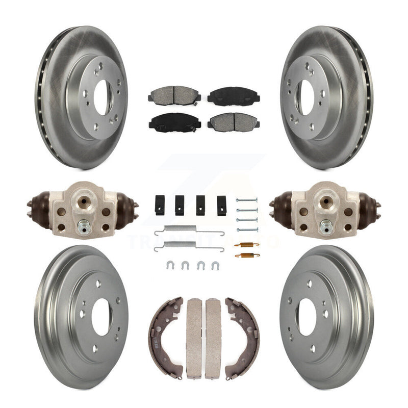 Transit Auto KGS-101673 Disc Brake Kit for 2006-2011 Honda Civic - Front and Rear