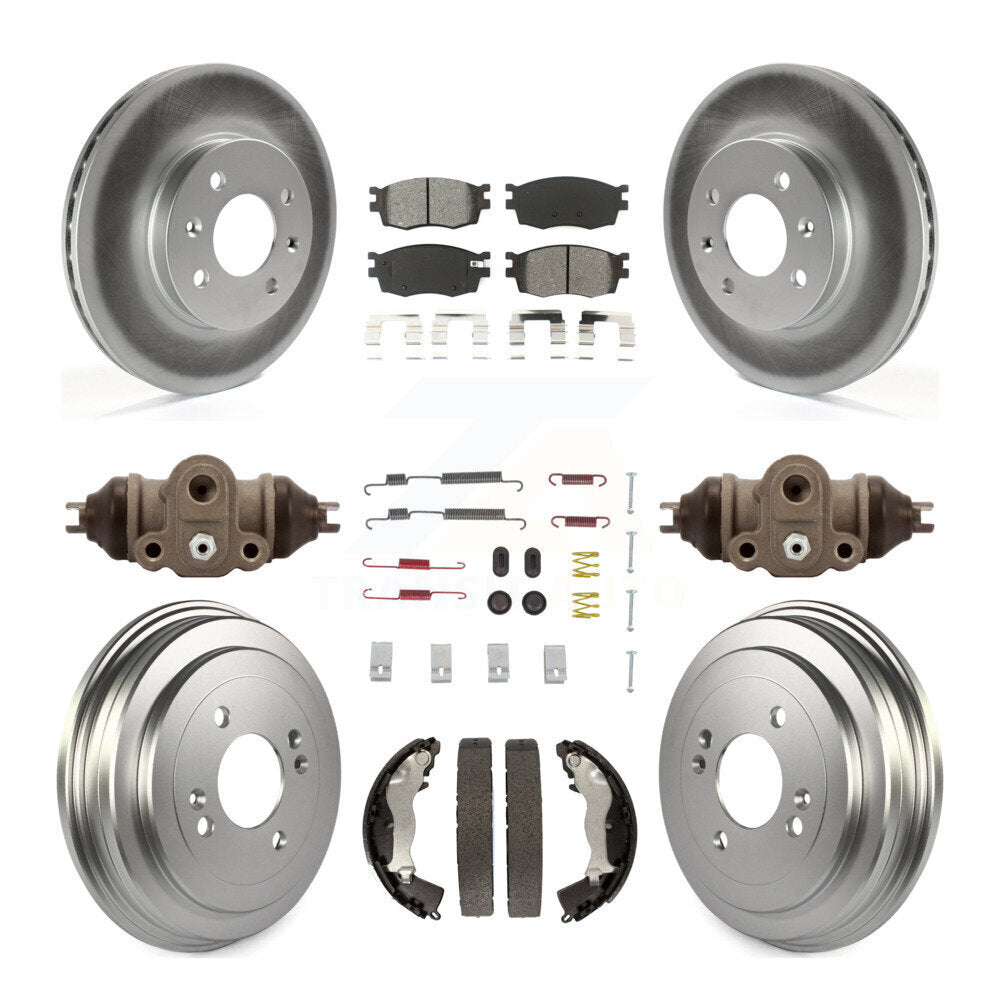 Transit Auto KGS-101675 Disc Brake Kit for 2006-2011 Hyundai Accent, Kia Rio, Kia Rio5 - Front and Rear